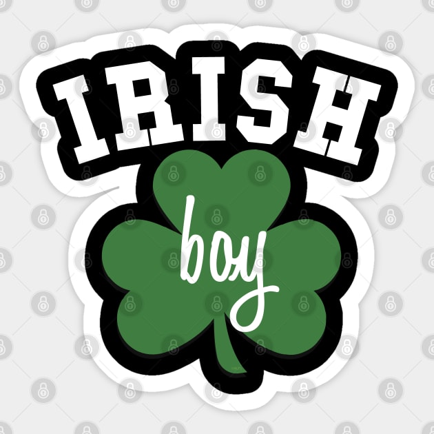 Irish Boy Saint Patricks Day Celebration Sticker by creative
